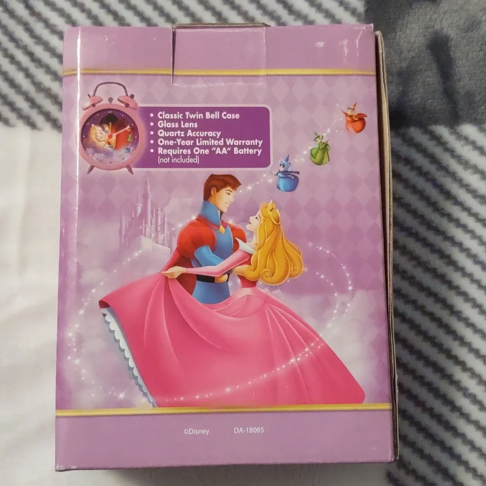 NIB Sleeping Beauty alarm clock ⏰